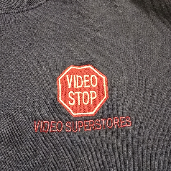 Vintage Video Stop Video Superstores Crewneck Sweatshirt Fruit of the Loom XL - Picture 5 of 9